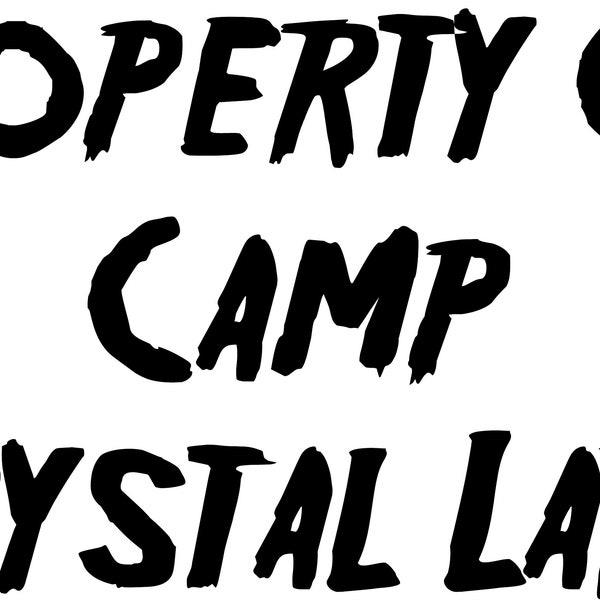 Camp Crystal Lake Counsler Svg Etsy Canada