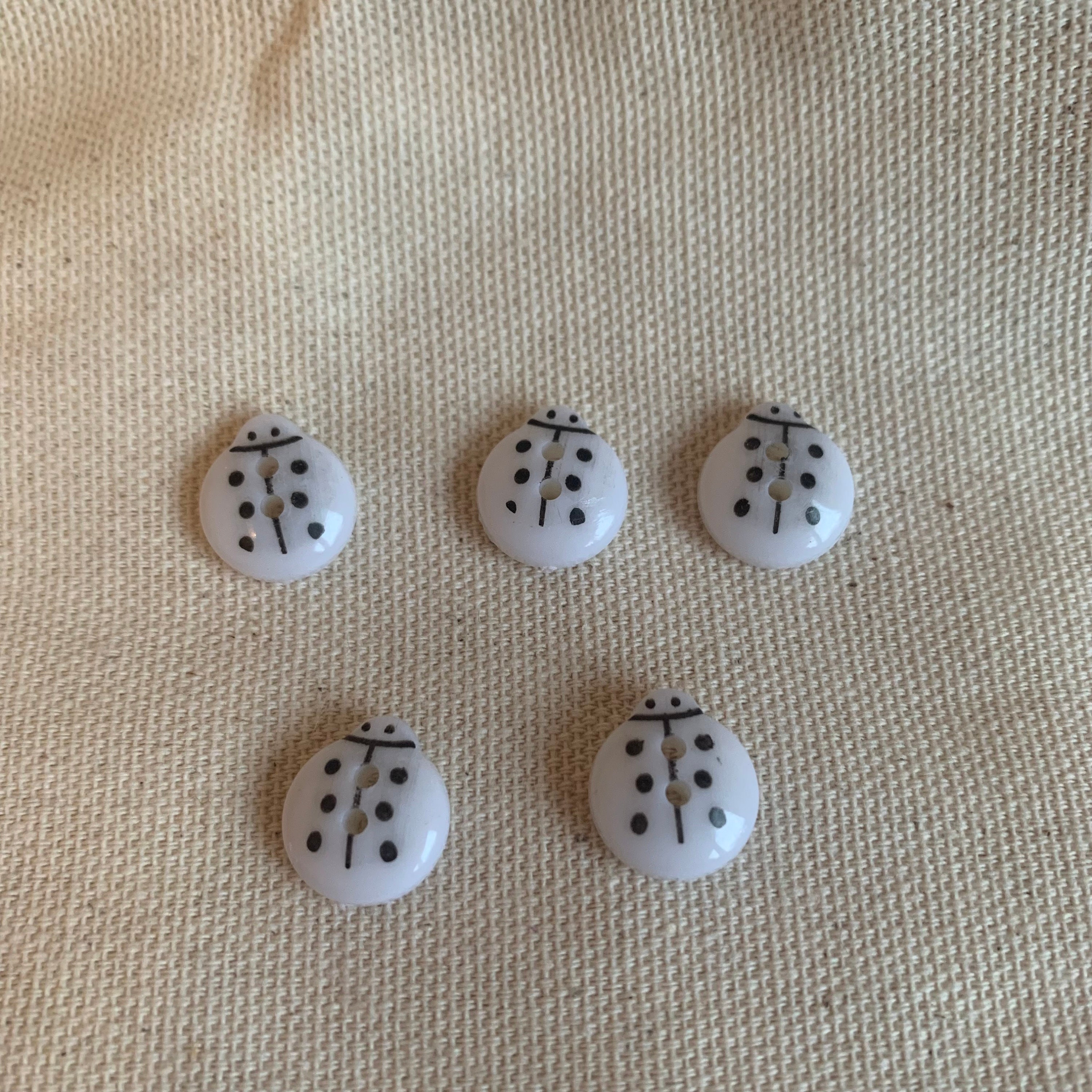 Ladybug Buttons, Colourful Insect Fastenings, Set of 5 - Etsy