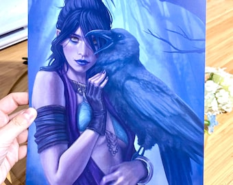 Impresión artística de Morrigan: Póster de Dragon Age Origins