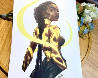 Mel Medarda Goldfolien Kunstdruck: Arcane League of Legends Poster