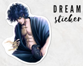 Dream Sticker, The Sandman, Fanart, Endless, Morpheus, fantasy, Vinyl Waterproof, Planner Laptop Phone Sticker