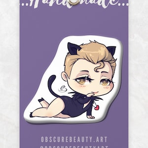 Pin de resina con diseño de fan art de Desire The Sandman, mercancía casera inspirada en la fantasía Chibi, El regalo infinito