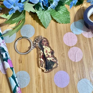 Mel Medarda Acryl Schlüsselanhänger: Arcane League of Legends Fan Art