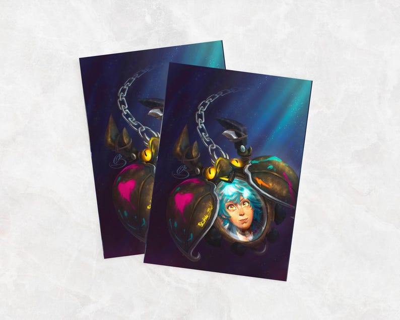 Arcane Isha Locket Art Print: League of Legends Fan Gift - Etsy