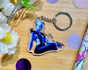 Minthara BG3 Keychain Charm, Baldur's Gate 3 Inspired Acrylic Figure, Gamer Gift