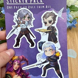 The Witcher Geralt of Rivia Vinyl Sticker: Netflix Fan Art