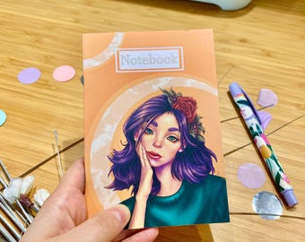 Handmade Illustrated Notebook: A5/A6 Fantasy Art Journal