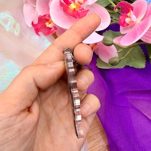 Johnny Silverhand Cyberpunk 2077 Charm – Acrylic Keychain, Anime Edgerunners Fan Art Merch, Geeky Gamer Gift for Him