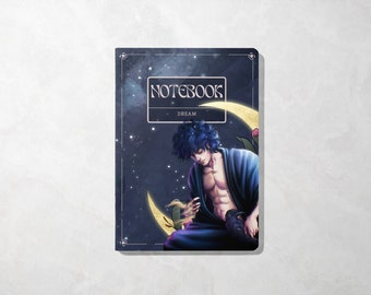 Dream | Sandman | Morpheus | The Endless | Fantasy | Dnd Art | Handmade Notebook | Gift for her | Sketchbook| Cute Notebook | blank notebook