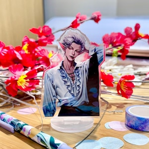 Astarion Vampire Acrylic Standee, High elf Baldur's Gate 3 inspired Merch, BG3 Video Game Gift, Fanart