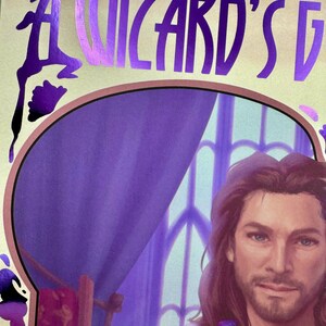 Gale BG3 Funny Foil Print A4, Baldur's Gate 3 Fan Art Poster, Game inspired Merch, Tabletop RPG Decor, Gamer Birthday Gift