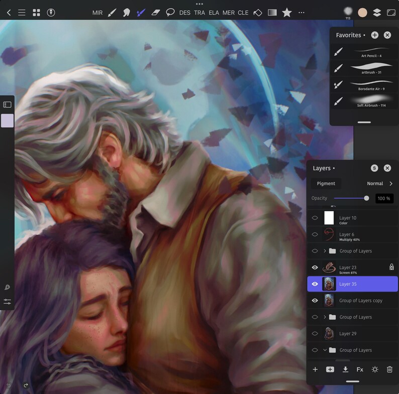 Alicia and Renoir "Lights On" Poster, Clair Obscur: Expedition 33 Game Art Print. Gamer Gift and Merch.