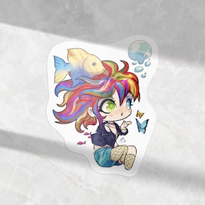 Sandman Delirium Magnet: Handmade Gothic Fantasy Decor