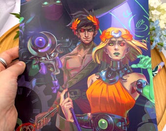 Hades Poster Gift: Melinoe, Zagreus, Hecate Fan Art Print for Gamer