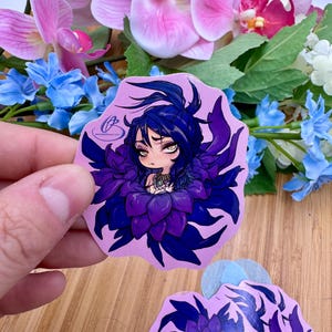 Morrigan Dragon Age Sticker, Witch of the Wilds, Origins Fan Art inspired Merch, Game Character Art, RPG Gamer Gift