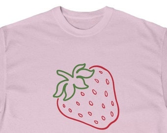 Aardbei TShirt, Womens Graphic Tee, Aardbei Shirt, Natuur Geïnspireerd