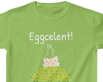 Camiseta infantil con diseño de conejo de Pascua, divertida camiseta de Pascua