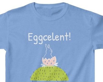 Funny Easter Shirt, Eggcelent Kids Tee, Easter Gift