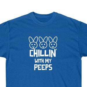 友達とくつろごうTシャツ、イースターバニーTシャツ、お父さんへのイースターギフト、ティーン向けイースターバスケットギフト
