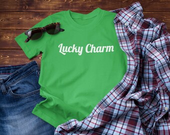 Lucky Charm St. Patrick's Day Shirt, Irish Clover Tee