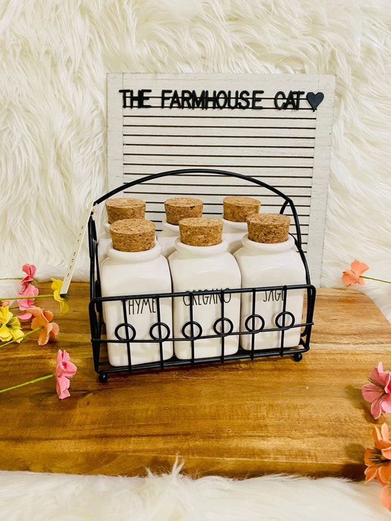 Farmhouse Spice Jar Sets  Modern Pantry Organization – Gia Roma