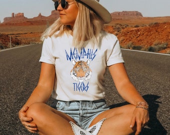 Memphis Rock Tee, Rockband Memphis Tee, Memphis Vintage Retro Tshirt
