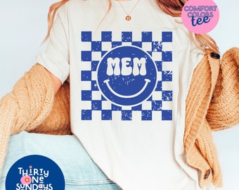 Comfort Colors Memphis Smile Tee: Funky 901 T-Shirt