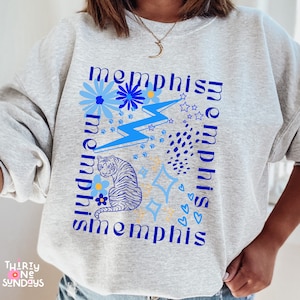 Memphis Tiger Sweatshirt: Hippie Dippie VSCO Game Day Style