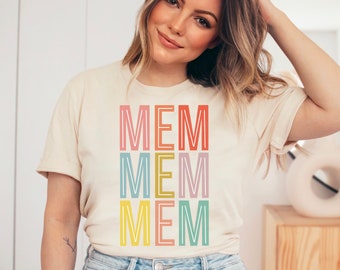 Colorful Memphis Tee: MEM City Shirt, Tennessee Gift