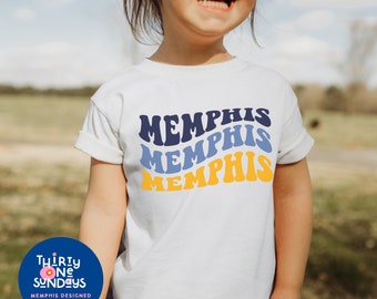 Groovy Memphis Tee: Tri-Color 901 Shirt