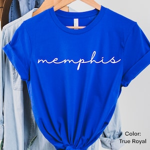 Memphis Script Shirt: Tennessee City Gift