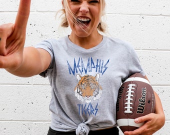 Memphis Tigers Rock Tee: U of M Rockband T-Shirt