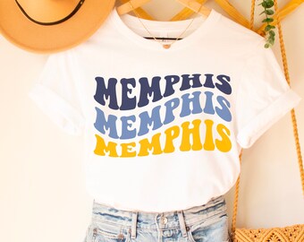 Groovy Memphis Tennessee Tri-Color Tee