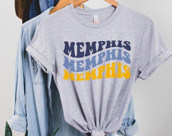 Groovy Memphis Tee: Tri-Color 901 Shirt
