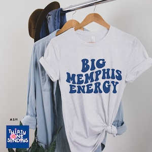 Memphis Grizzlies Tee: Big Memphis Energy Bella+Canvas Shirt