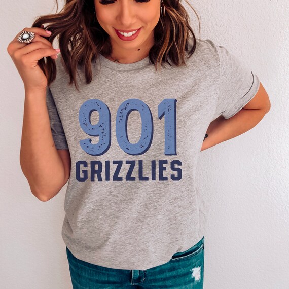 líquido inercia milla nautica Camiseta Memphis Grizzlies / Camiseta Memphis 901 Grizzlies / - Etsy México