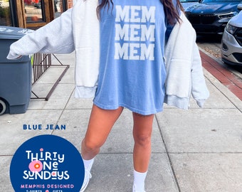 Memphis Comfort Colors Tee: 901 Tigers Fan Shirt