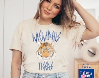 Memphis Tigers Rock Tee - Bella + Canvas Unisex T-Shirt