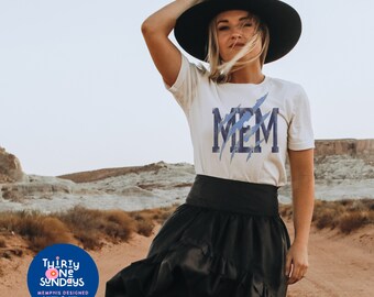 Memphis Grizzlies Distressed Tee: 901 Sports Shirt