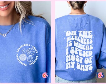Custom Mama Comfort Colors Sweatshirt: Sports Mom Crewneck