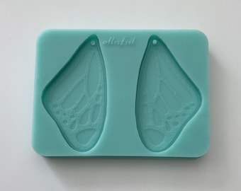 Butterfly Wings Earrings Silicone Mold - Resin Mold - Pendant Mold