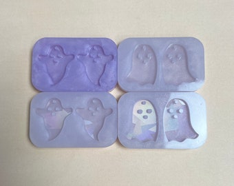Ghost Halloween Earrings Silicone Mold - Resin Mold - Holographic Mold - Pendant Mold