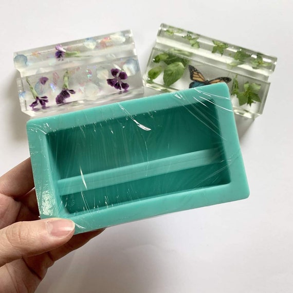 Business Card Display Silicone Mold - Resin Mold - Matte Finish