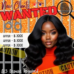 Canva Hair Stylist Flyer – New Clients Wanted Template – Editable Booking & Promo Flyer for Salon Owners Digital Flyer Canva