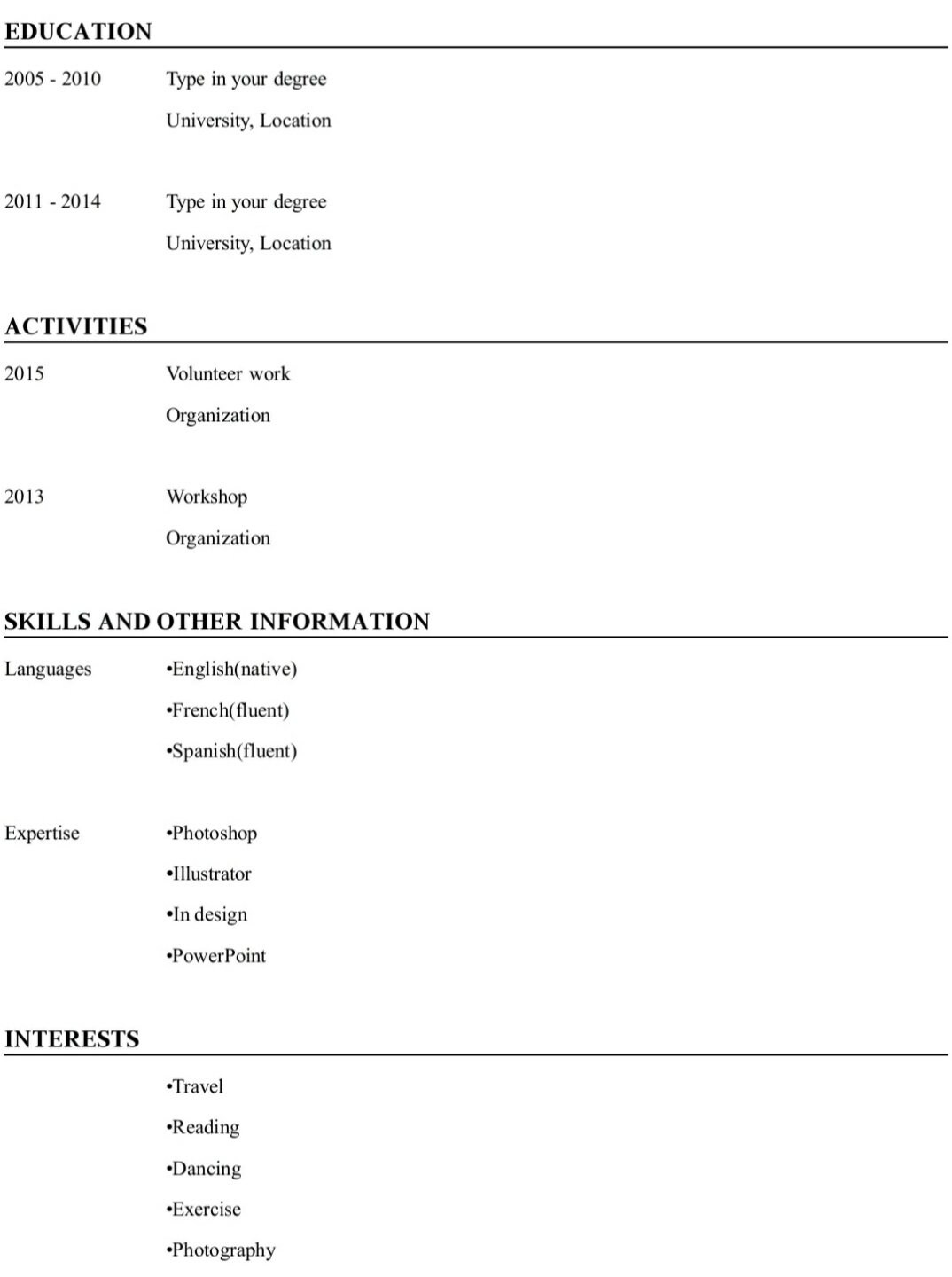 Hotelier Resume hospitality Resume professional - Il Fullxfull.2916944984 L8ey