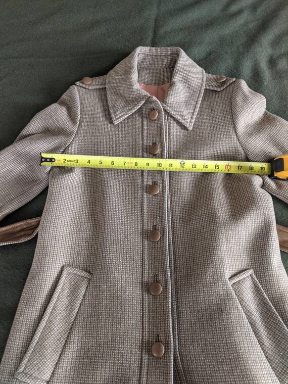 Vintage Tweed Overcoat - image 7