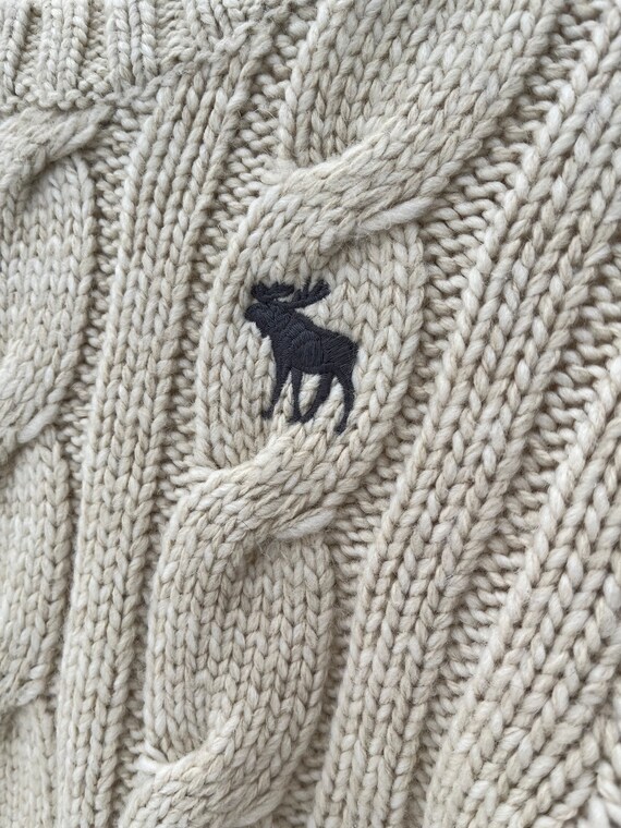 Mens Abercrombie and Fitch Sweaters Heavy Knited Braided