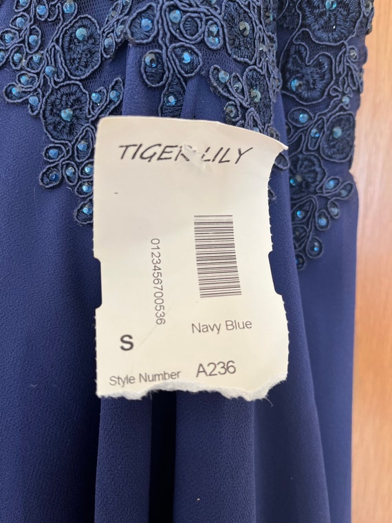 Elegant Navy Blue Dress by TigerLily - image 6