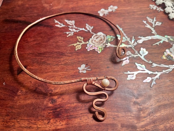 Handmade Celtic Style Copper Necklace