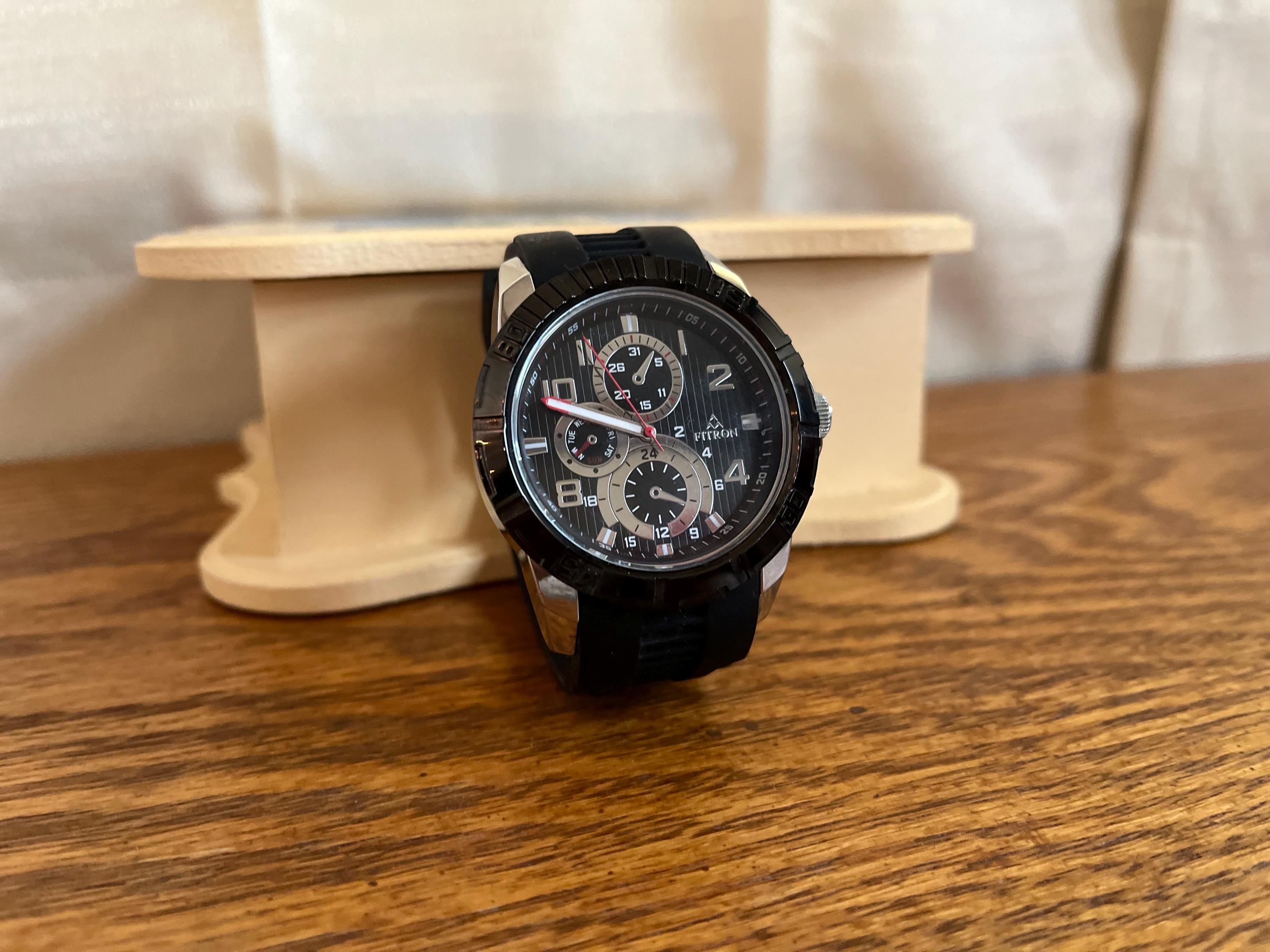 Fitron Watch Stainless Steel Back Water Resistant Japan Quartz